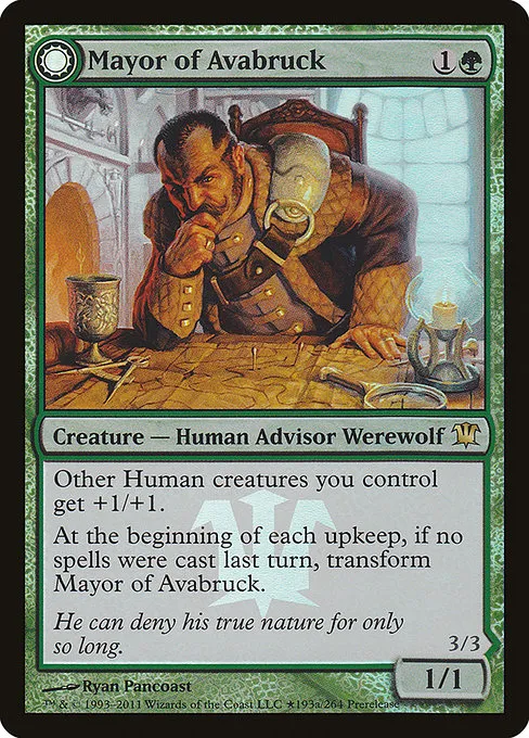 Mayor of Avabruck // Howlpack Alpha · Innistrad Promos 193★/5