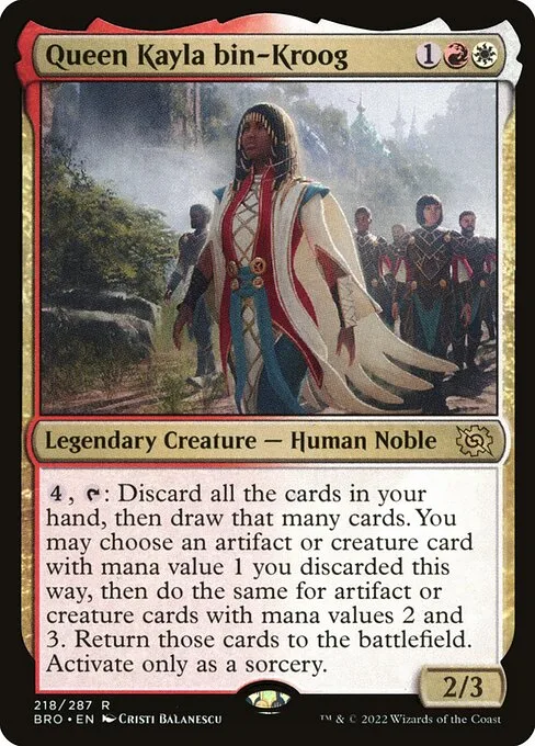 Queen Kayla bin-Kroog · The Brothers' War 218/399