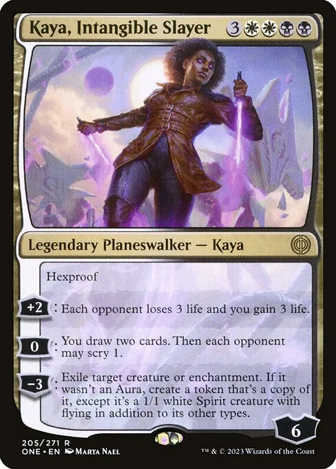 Kaya, Intangible Slayer · Phyrexia: All Will Be One 205/479