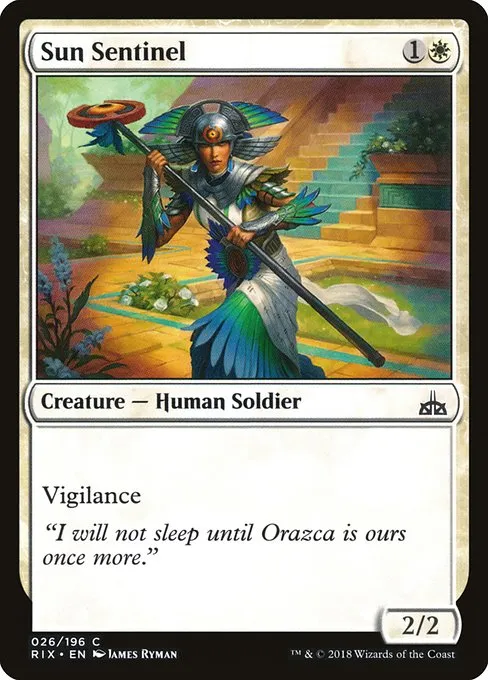 Sun Sentinel · Rivals of Ixalan 26/205