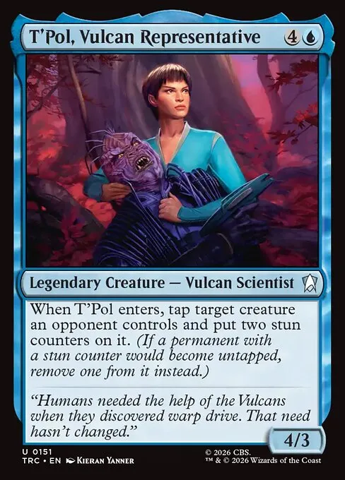 T'Pol, Vulcan Representative · Star Trek Commander 151/1