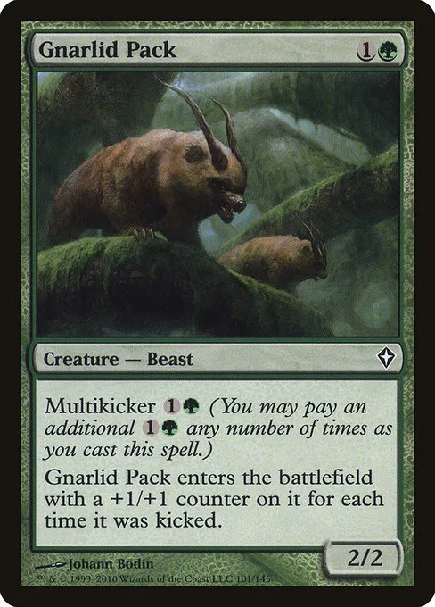 Gnarlid Pack · Worldwake 101/145