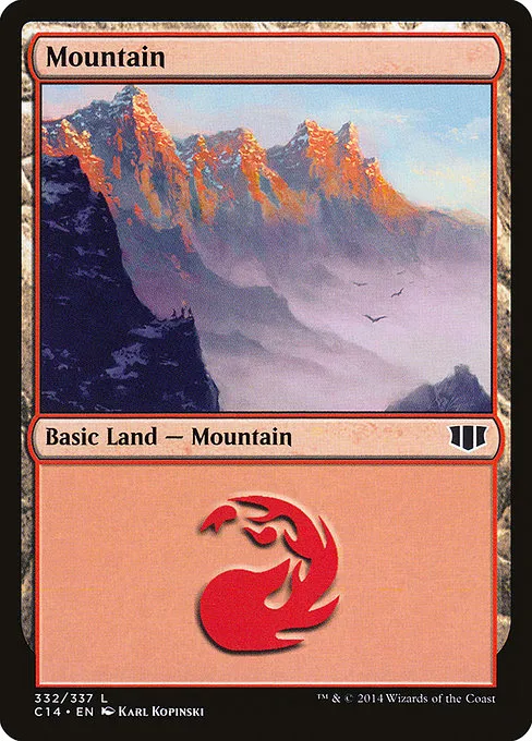 Mountain · Commander 2014 332/337