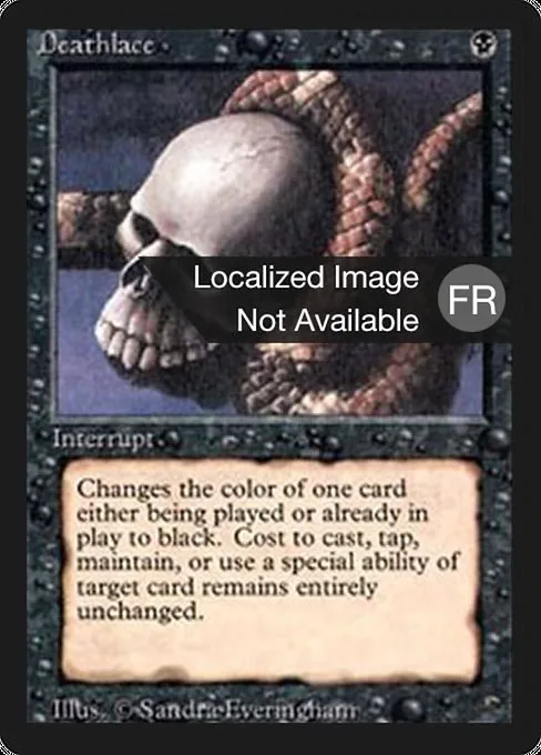 Deathlace · Foreign Black Border 102/307