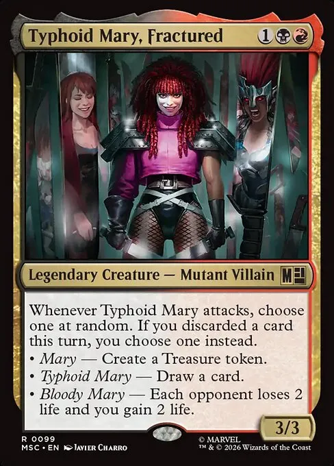 Typhoid Mary, Fractured · Marvel Super Heroes Commander 99/9
