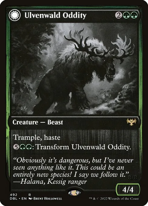 Ulvenwald Oddity // Ulvenwald Behemoth · Innistrad: Double Feature 492/535
