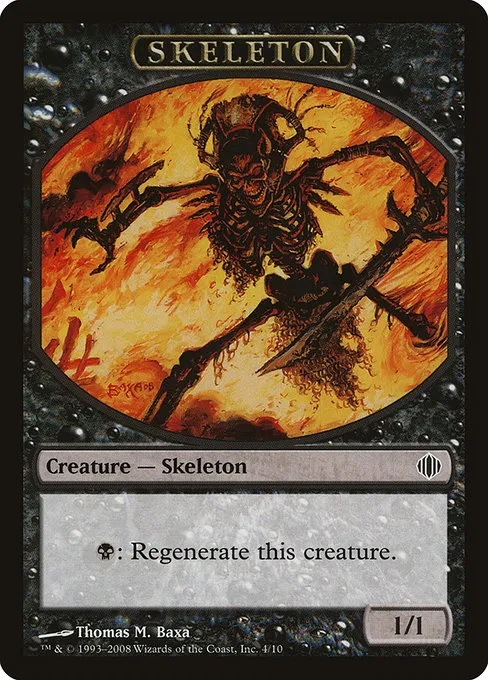 Skeleton · Shards of Alara Tokens 4/10