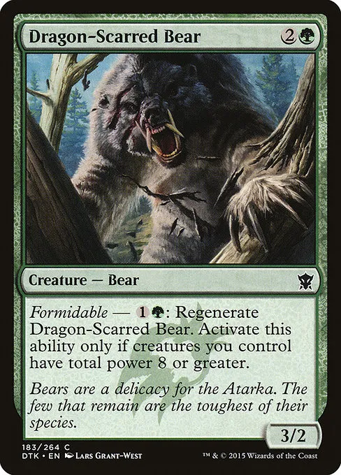 Dragon-Scarred Bear · Dragons of Tarkir 183/264