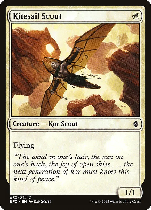 Kitesail Scout · Battle for Zendikar 33/299