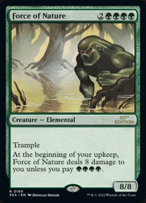 Force of Nature · 30th Anniversary Edition 190/594
