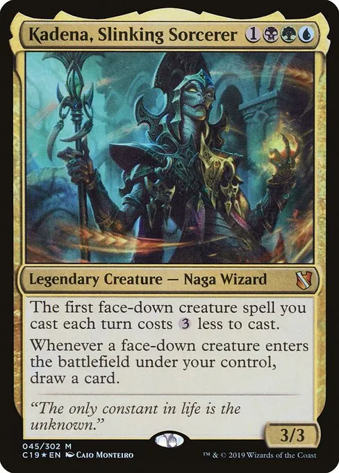 Kadena, Slinking Sorcerer · Commander 2019 45/302