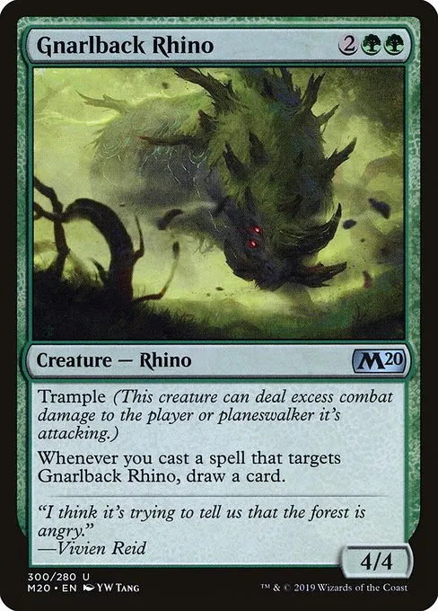 Gnarlback Rhino · Core Set 2020 300/346