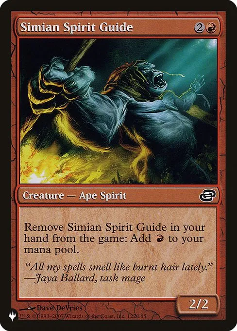Simian Spirit Guide · The List PLC-122/5050