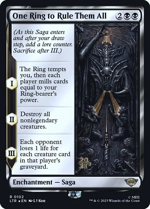 One Ring to Rule Them All · Tales of Middle-earth Promos 102s/86
