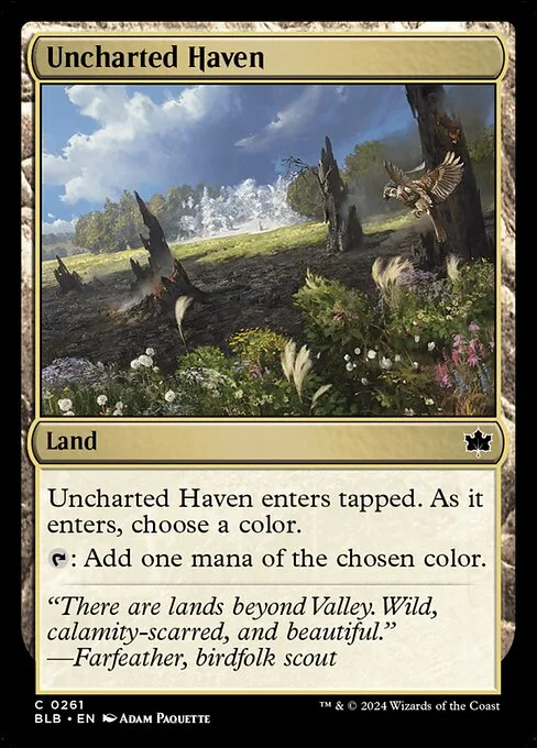 Uncharted Haven · Bloomburrow 261/398