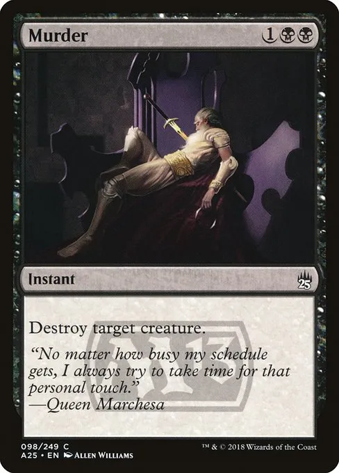Murder · Masters 25 98/249