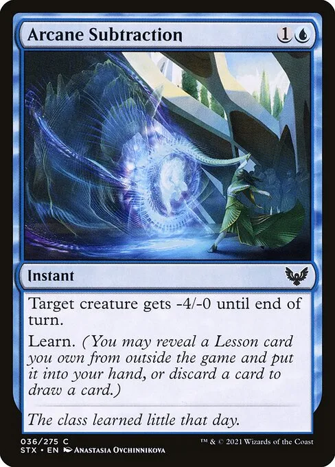 Arcane Subtraction · Strixhaven: School of Mages 36/393