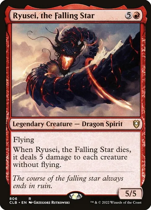 Ryusei, the Falling Star · Commander Legends: Battle for Baldur's Gate 806/936