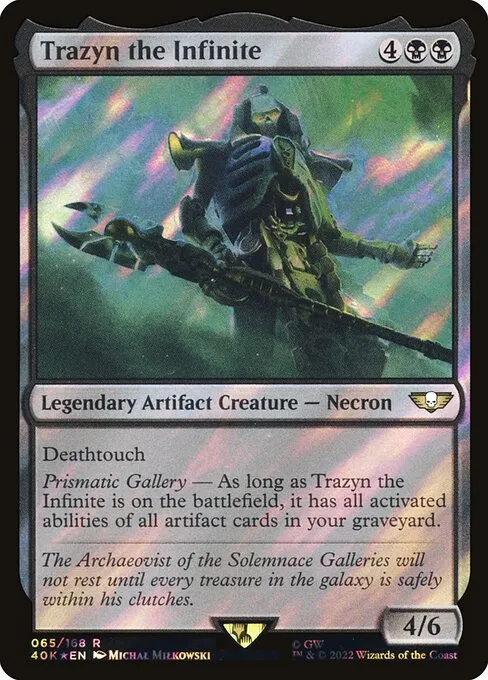 Trazyn the Infinite · Warhammer 40,000 Commander 65★/617