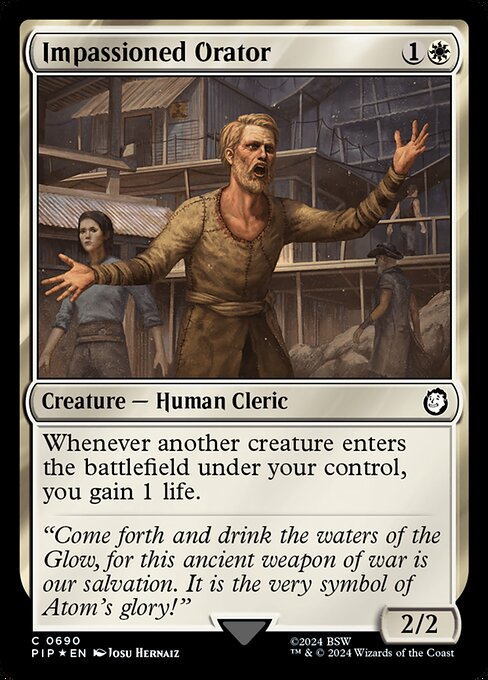 Impassioned Orator · Fallout 690/1068