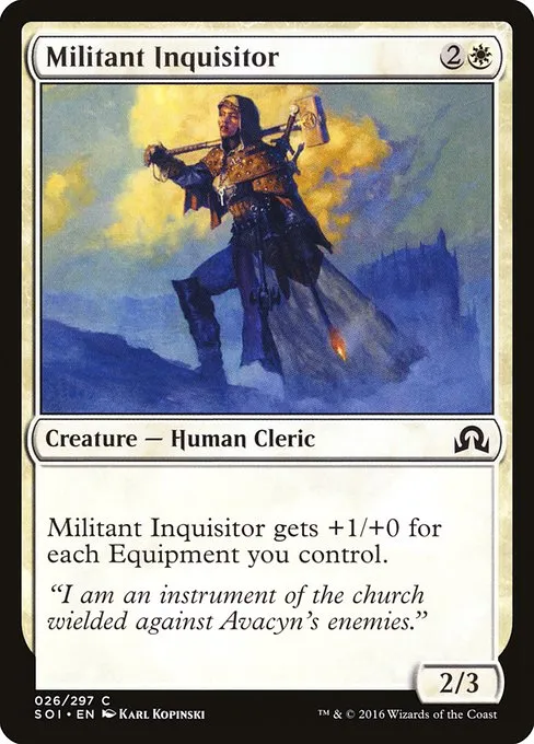 Militant Inquisitor · Shadows over Innistrad 26/302