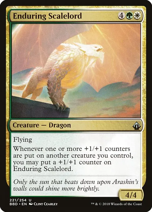 Enduring Scalelord · Battlebond 221/256