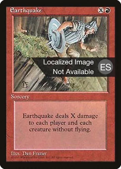Earthquake · Fourth Edition Foreign Black Border 189/378
