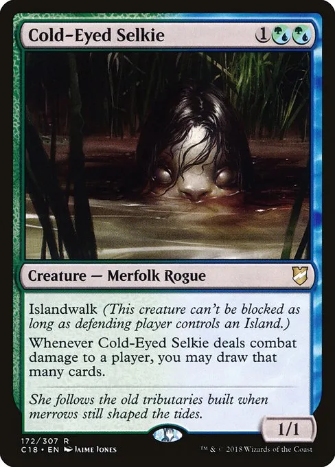 Cold-Eyed Selkie · Commander 2018 172/307