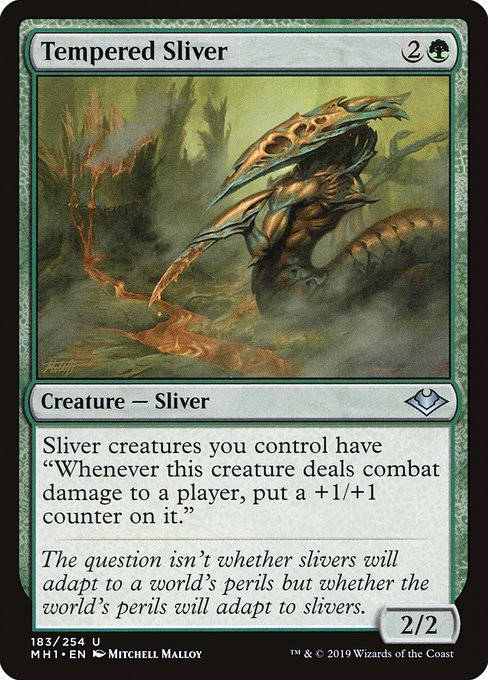 Tempered Sliver · Modern Horizons 183/255