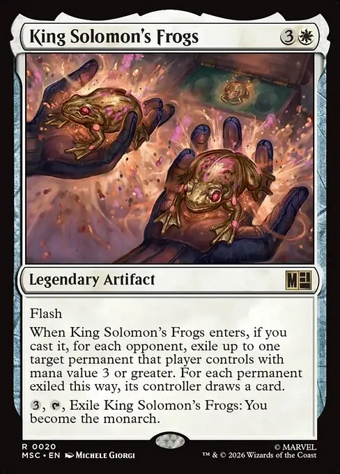 King Solomon's Frogs · Marvel Super Heroes Commander 20/9