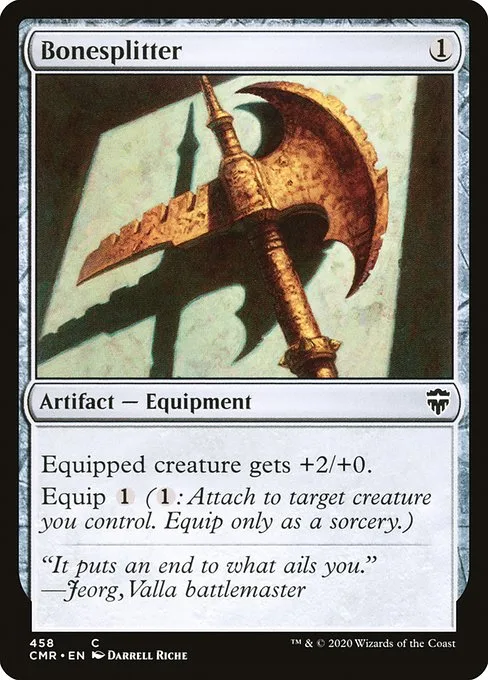 Bonesplitter · Commander Legends 458/718