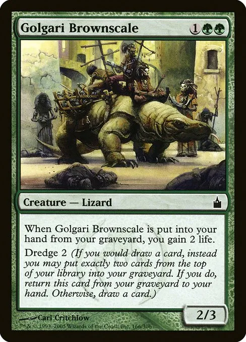 Golgari Brownscale · Ravnica: City of Guilds 166/306