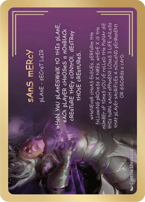 sAnS mERcY · Secret Lair Showcase Planes 9/10