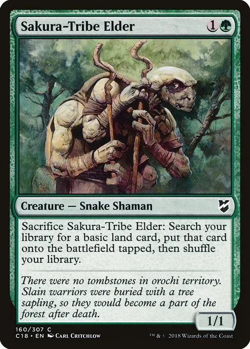Sakura-Tribe Elder · Commander 2018 160/307