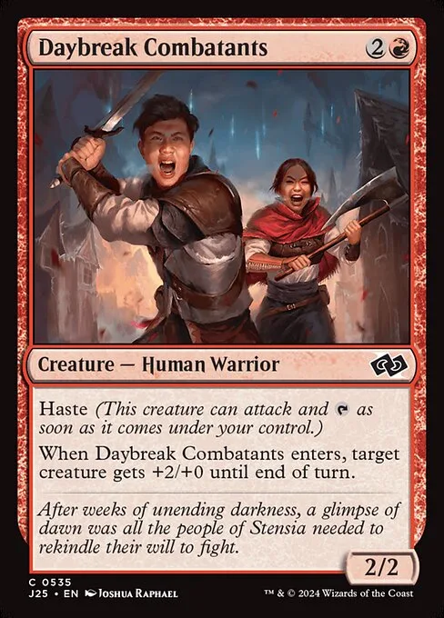 Daybreak Combatants · Foundations Jumpstart 535/779