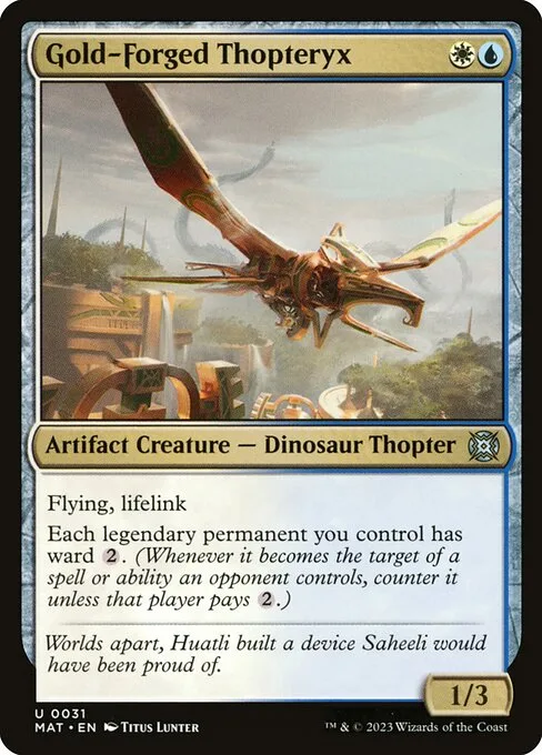 Gold-Forged Thopteryx · March of the Machine: The Aftermath 31/230