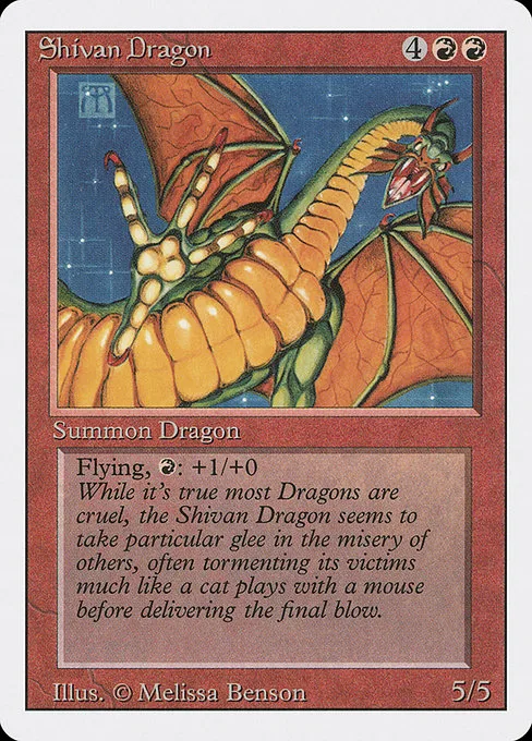 Shivan Dragon · Revised Edition 177/306