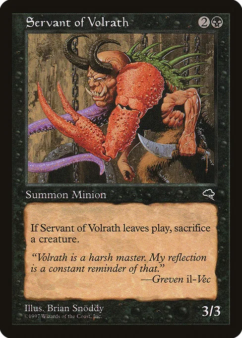 Servant of Volrath · Tempest 156/350