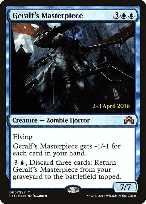 Geralf's Masterpiece · Shadows over Innistrad Promos 65s/90