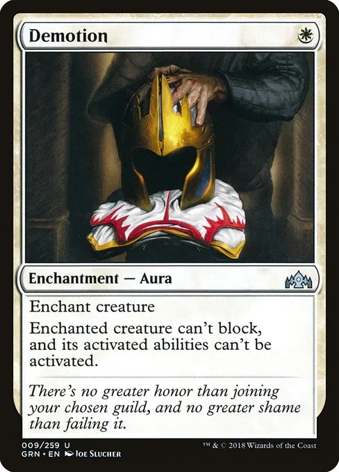 Demotion · Guilds of Ravnica 9/273