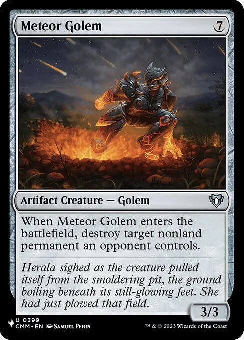 Meteor Golem · The List CMM-399/5050