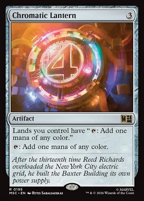 Chromatic Lantern · Marvel Super Heroes Commander 195/9
