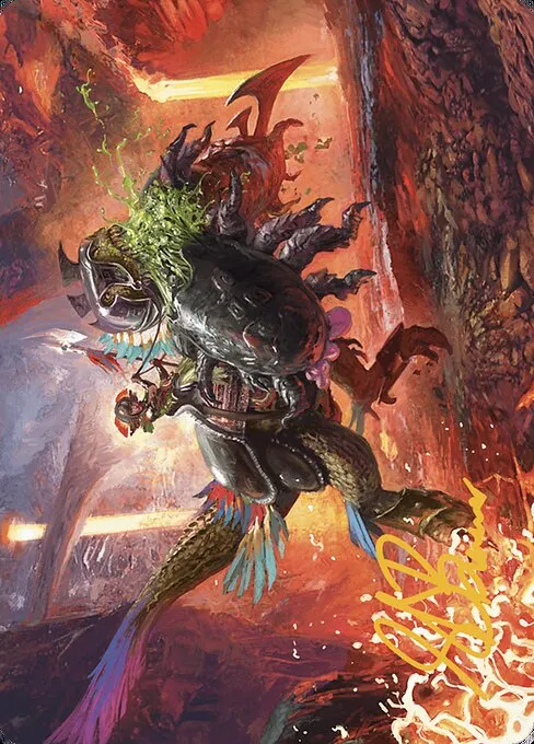 Triumphant Chomp // Triumphant Chomp · The Lost Caverns of Ixalan Art Series 21/81
