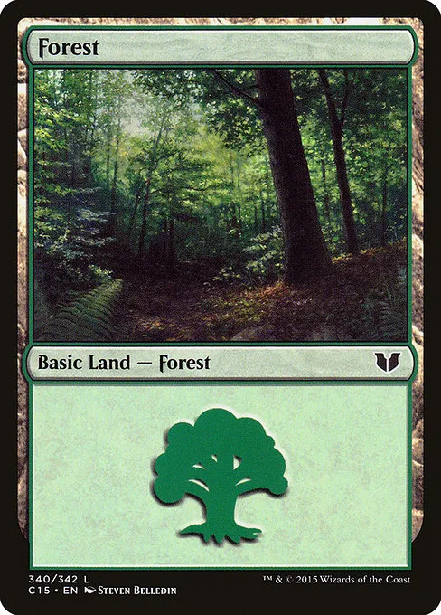 Forest · Commander 2015 340/342