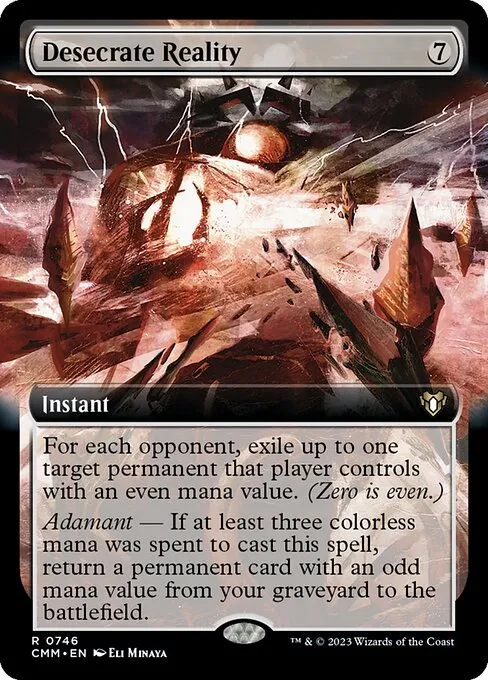 Desecrate Reality · Commander Masters 746/1067