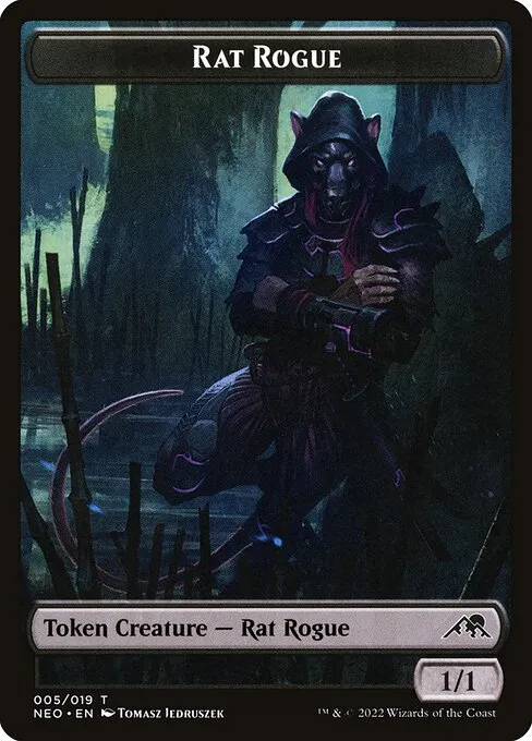 Rat Rogue · Kamigawa: Neon Dynasty Tokens 5/19