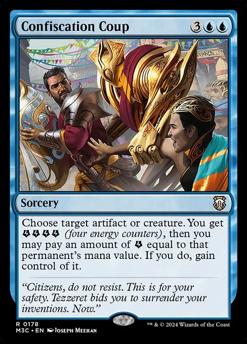 Confiscation Coup · Modern Horizons 3 Commander 178/398