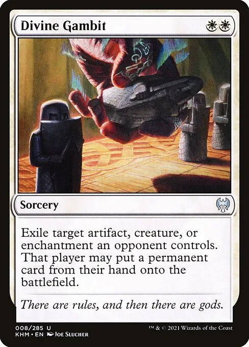 Divine Gambit · Kaldheim 8/425