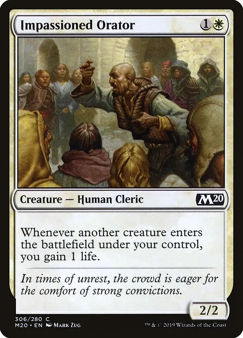 Impassioned Orator · Core Set 2020 306/346