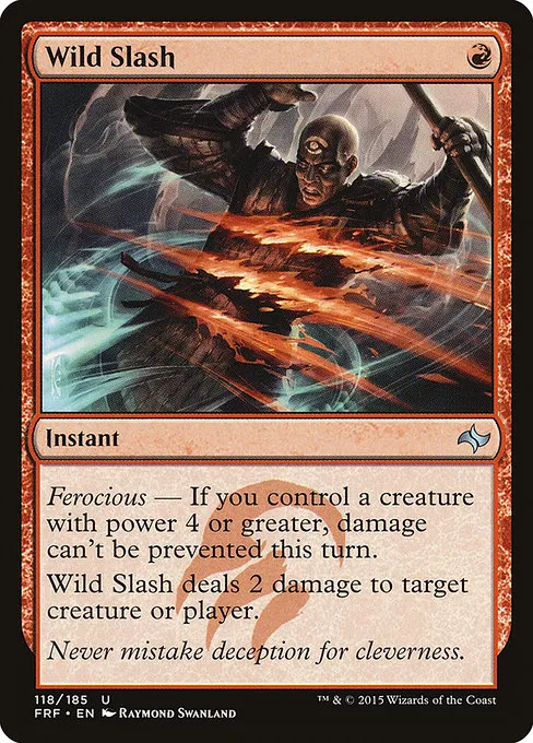 Wild Slash · Fate Reforged 118/191